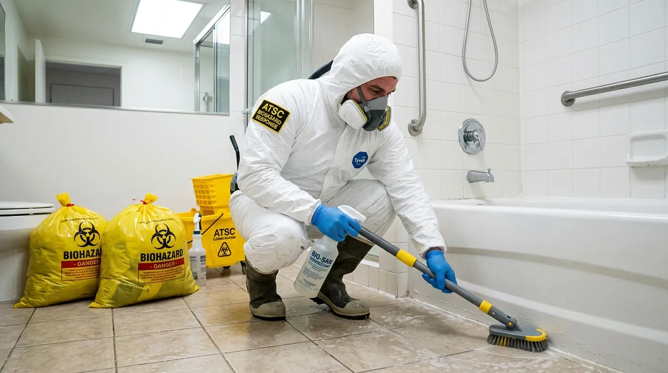 Decontamination equipment deployed for Blood Cleanup in Hasbrouck Heights